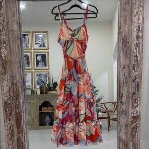 Alexis X Target Colorful Abstract Maxi Dress